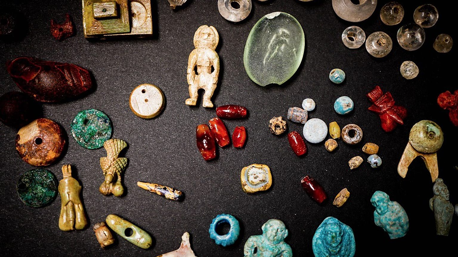 Some of the finds in the House of the Garden in Pompeii