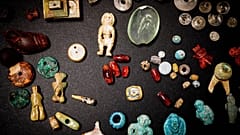 Some of the finds in the House of the Garden in Pompeii