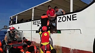 More than 500 migrants remain stranded on ships in the Mediterranean
