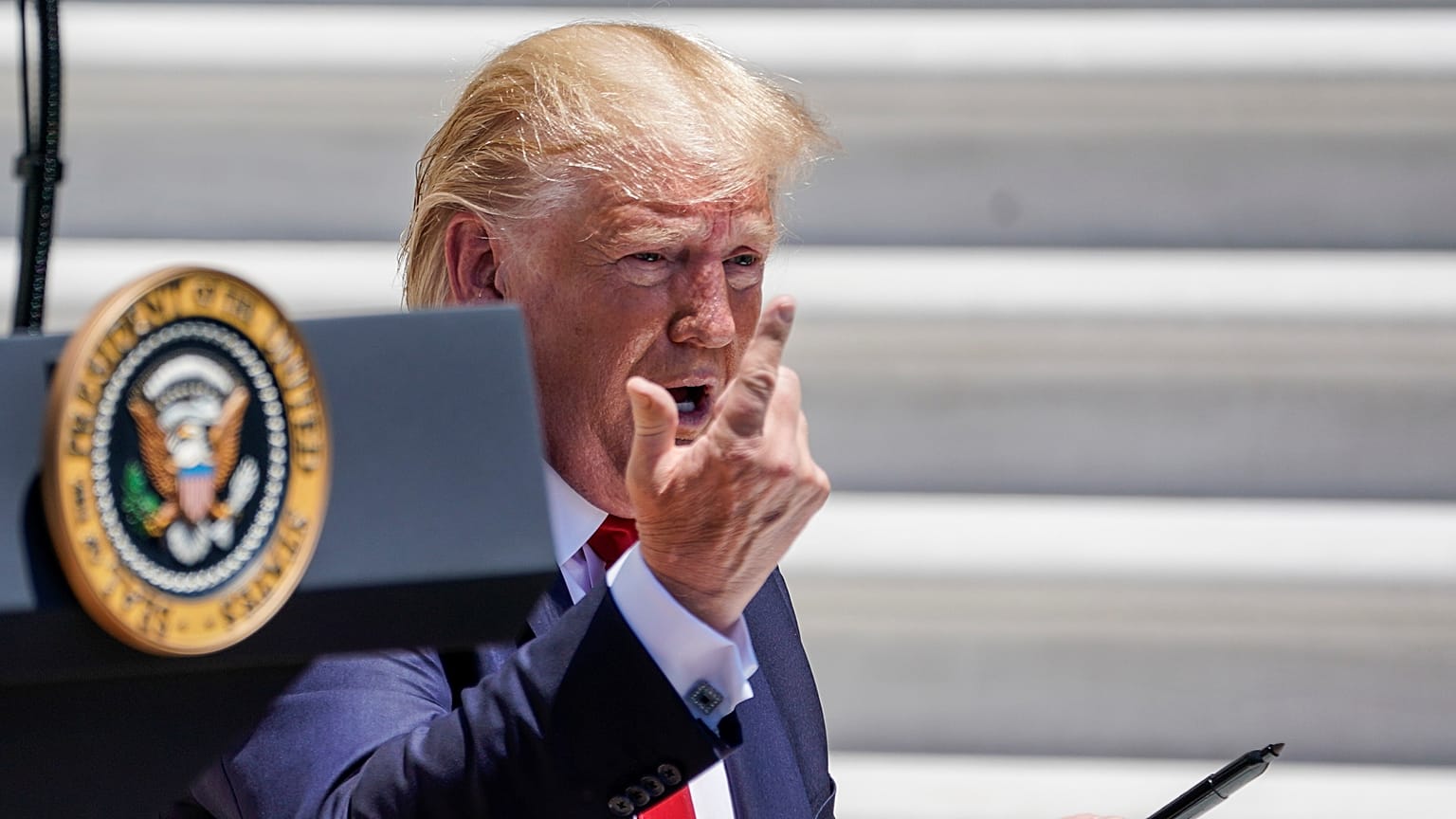 Donald Trump has accused social media firms of suppressing Conservative voices 