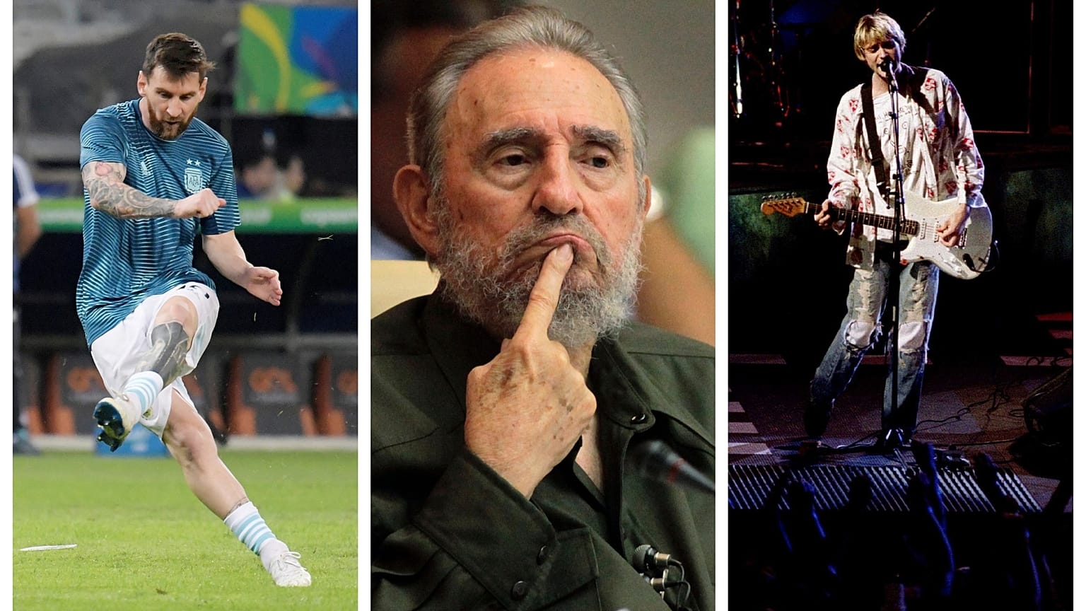 Lionel Messi, Fidel Castro és Kurt Cobain: a híres balkezesek és -lábasok