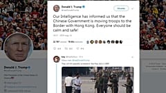 Trump üzenete