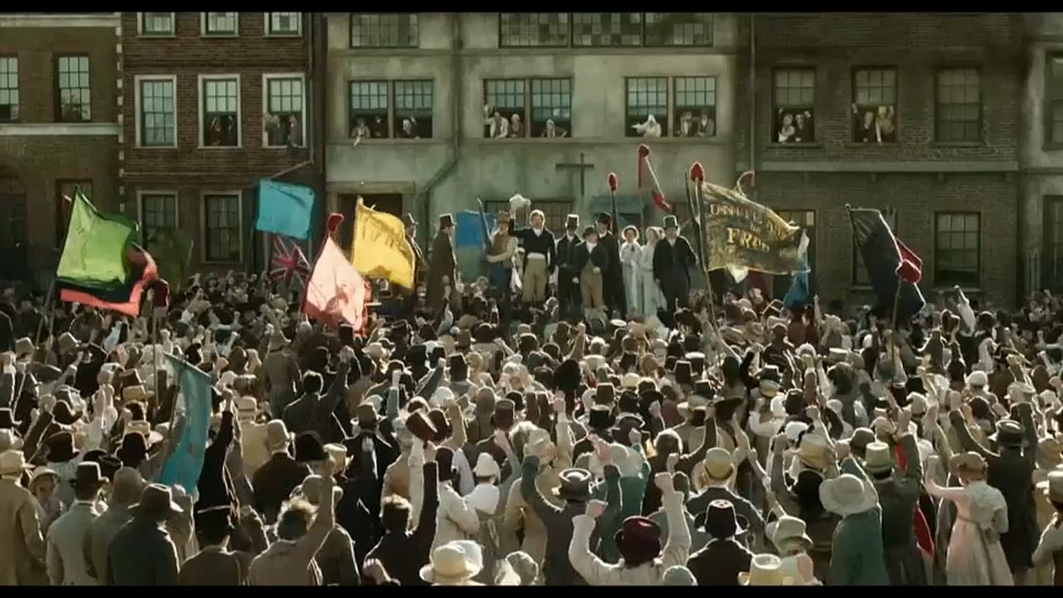 A scene from Mike Leigh's "Peterloo"