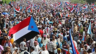 تظاهرات حامیان جدایی طلبان در عدن