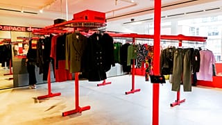 Kinetic rail at Selfridges Depop pop-up