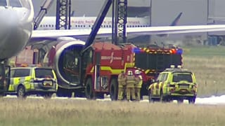 Avião usado no transporte de militares dos EUA aborta descolagem