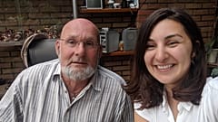 How Twitter helped reunite a former refugee with her childhood hero.