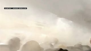 صورة التقطتها الراكبة أماندا غوسالفيس لمقصورة الطائرة