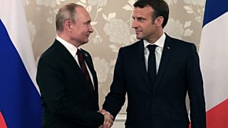 Ukraine high on agenda as Macron meets Putin before G7