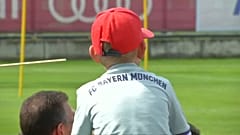 Trainingszuschauer beim FC Bayern München - noch ohne Coutinho