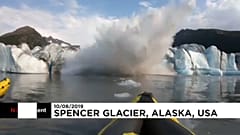 Alaska: Gletscher verursacht Riesenwelle