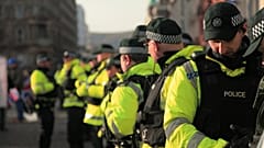 Watch: Petrol bombs thrown at police during Northern Ireland operation