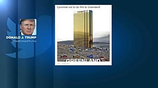 Donald Trump promete que no construiría una torre en Groenlandia