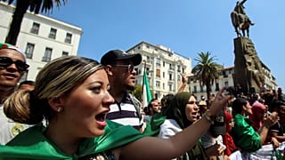 Manifestation d'étudiants à Alger, le 20/08/2019