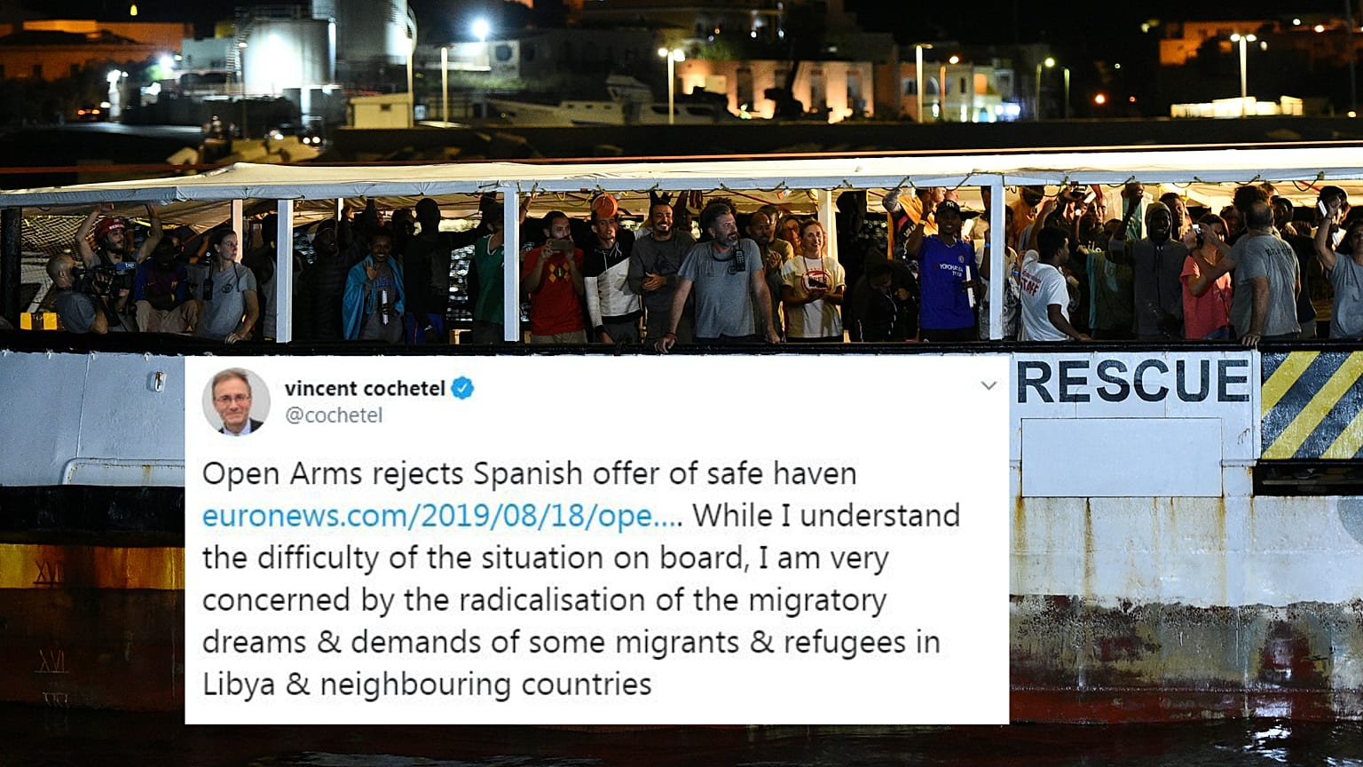 UNHCR official criticises 'the radicalisation of migratory dreams'