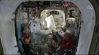 Watch: NASA astronauts conduct ISS spacewalk