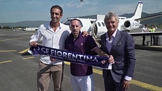 Franck Ribéry posa con sus nuevos colores