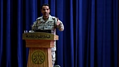 صورة أرشيفية للمتحدث الرسمي باسم التحالف بقيادة السعودية في اليمن العقيد تركي المالكي 