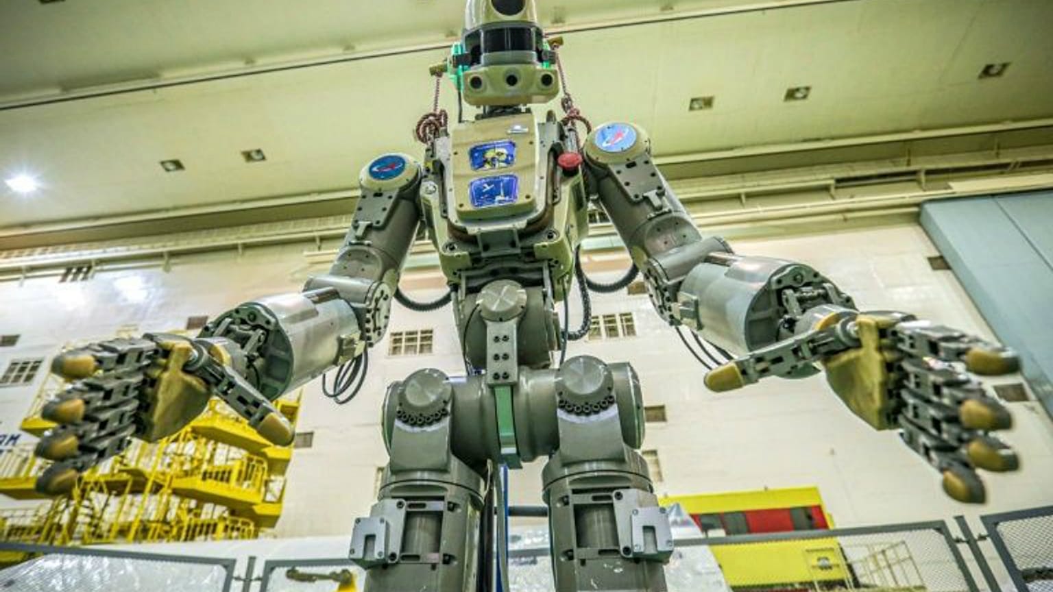 Rus insansı robot Fedor türünün ilki olarak uzaya gönderildi 