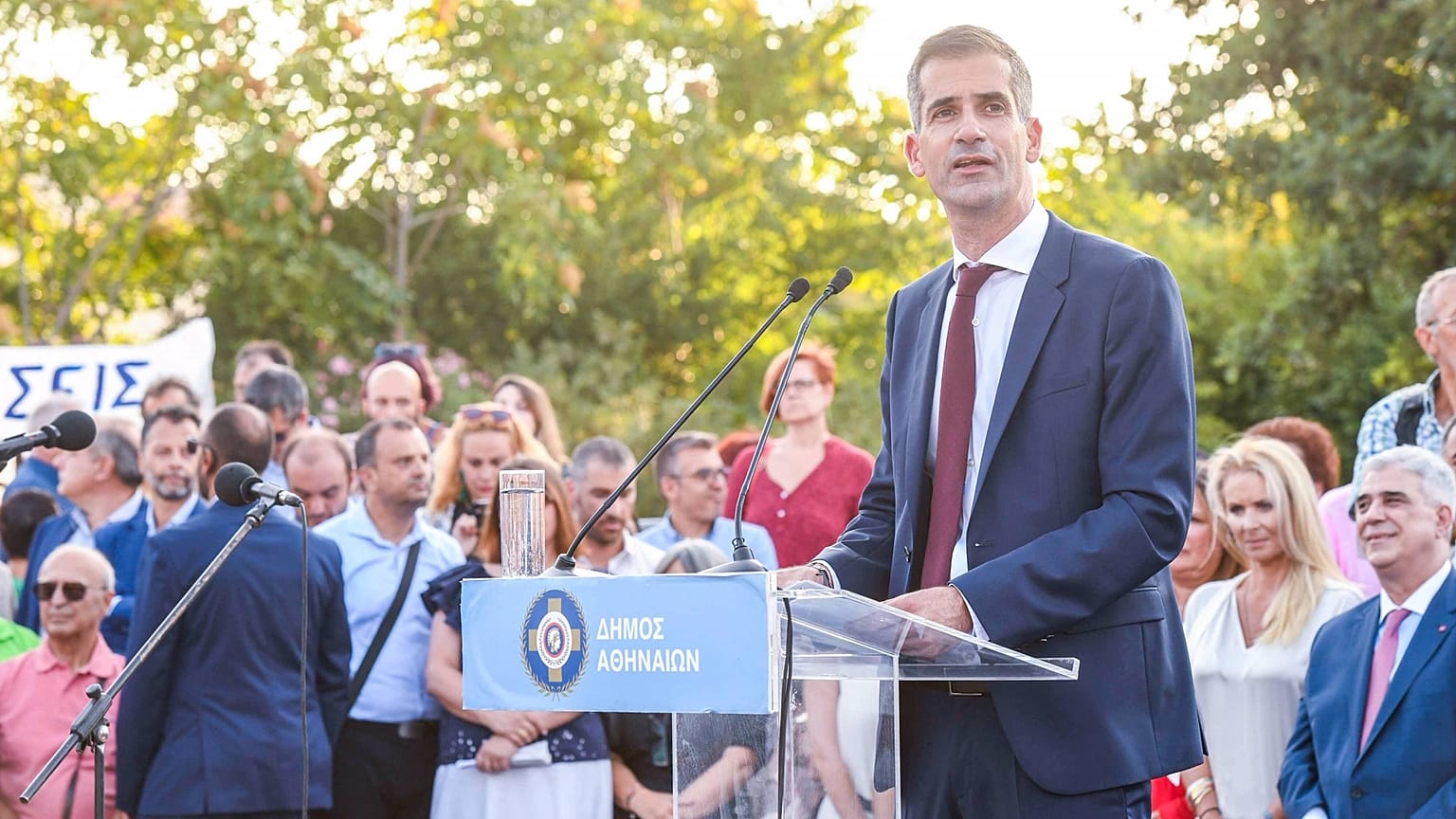 Στην Ακαδημία Πλάτωνος ορκίστηκε ο νέος δήμαρχος της Αθήνας Κώστας Μπακογιάννης