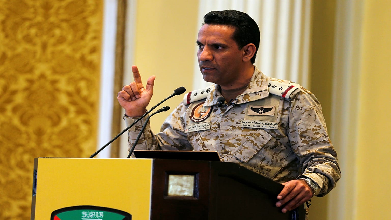 العقيد تركي المالكي المتحدث باسم قوات التحالف