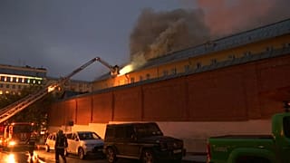 Москва: пожар в монастыре мог вспыхнуть из-за короткого замыкания