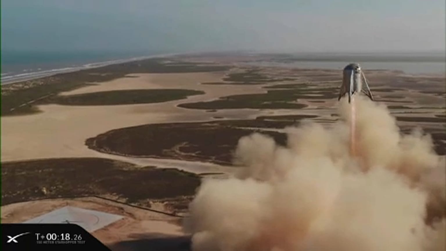 SpaceX testet Rakete für Mond- und Mars-Mission