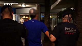Frente policial contra la delincuencia en Barcelona