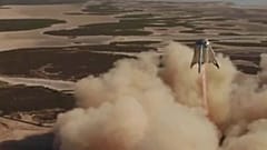 SpaceX realiza com sucesso voo de teste de protótipo Starhopper