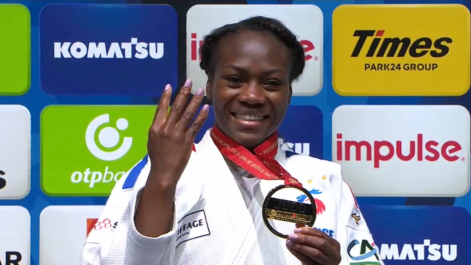 Clarisse Agbegnenou, championne 4 étoiles