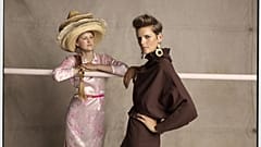 Stella Tennant and her youngest daughter Iris, styled by Bay Garnett