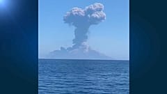 Heftiger Ausbruch am Vulkan Stromboli