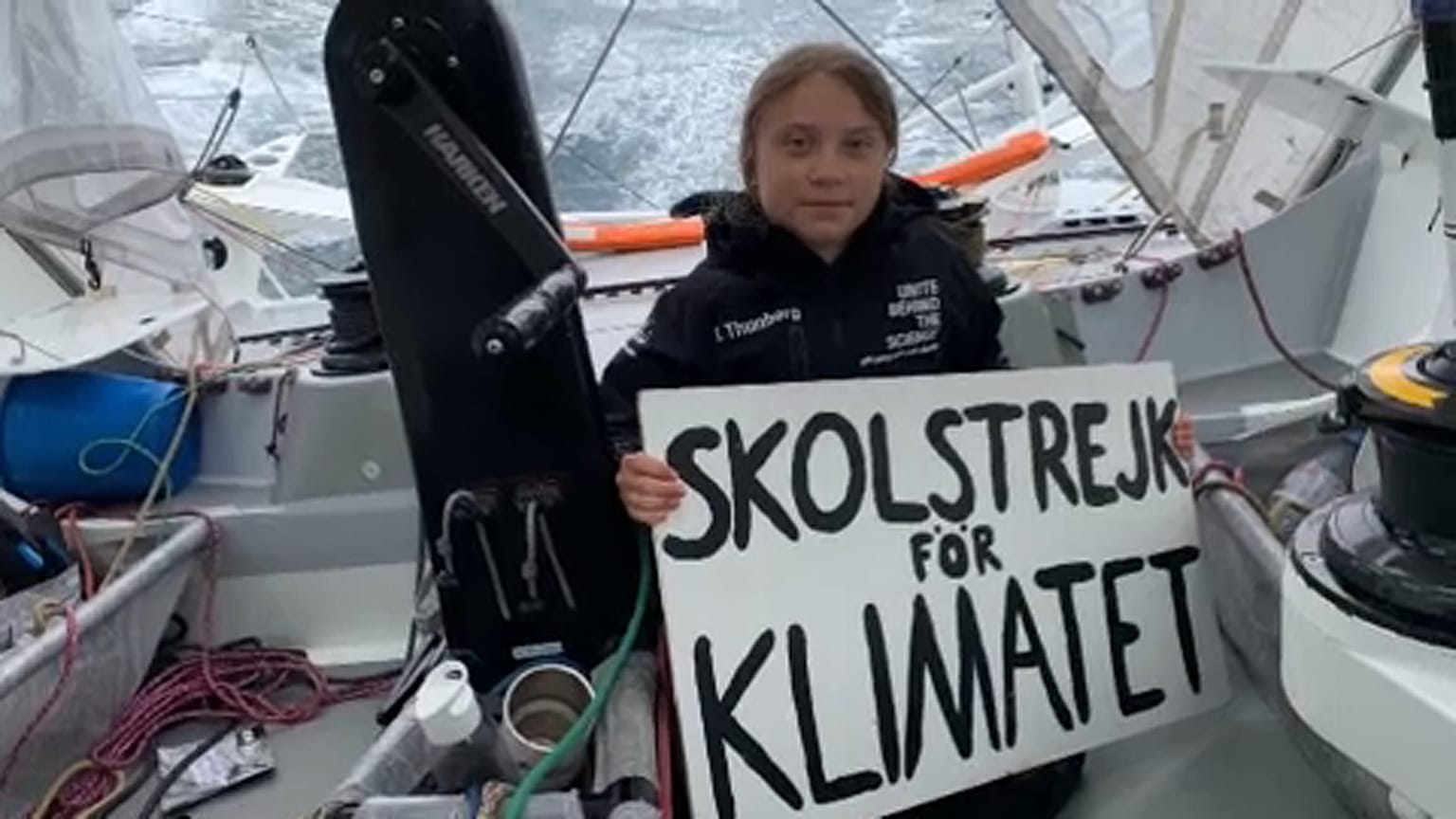 Greta Thunberg è sbarcata a New York