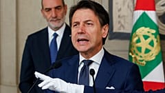Giuseppe Conte no Palácio do Quirinal