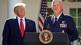 U.S. President Trump hosts U.S. Space Command launch event at the White House in Washington