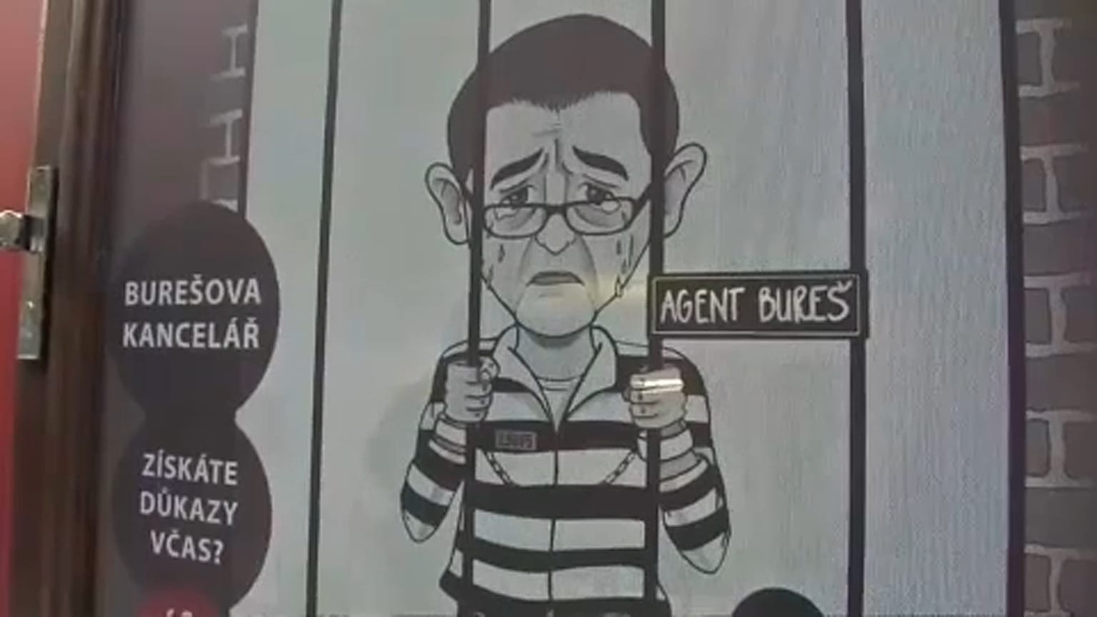 Politikai témájú szabadulószoba Csehországban 