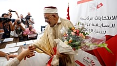نائب رئيس حزب النهضة التونسي والمرشح للانتخابات الرئاسية عبد الفتاح مورو 