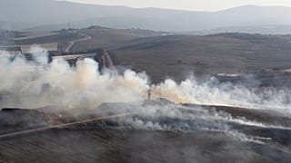 Güney Lübnan’da İsrail sınırına yakın Maroun Al-Ras köyü