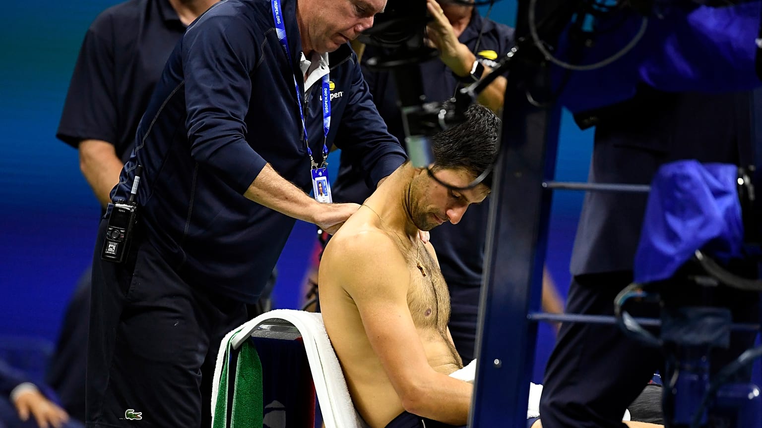 Amerika Açık: Maçta sakatlanan Novak Djokovic turnuvadan çekildi