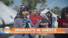 Total of 546 migrants arrive on Greek island of Lesbos in the space of only an hour