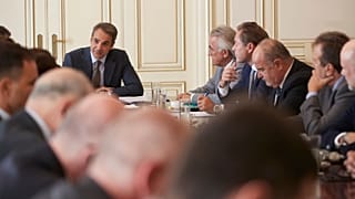 Συνάντηση Μητσοτάκη με τους κοινωνικούς εταίρους εν όψει ΔΕΘ
