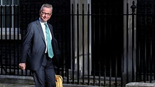 Britain's Chancellor of the Duchy of Lancaster Michael Gove walks outside Downing Street in London, Britain, September 2, 2019.