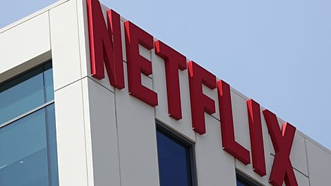 The Netflix logo is seen on their office in Hollywood, Los Angeles