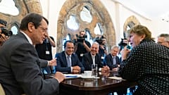 Η Ειδική Απεσταλμένη του ΓΓ των ΗΕ  στο Κυπριακό Προεδρικό Μέγαρο
