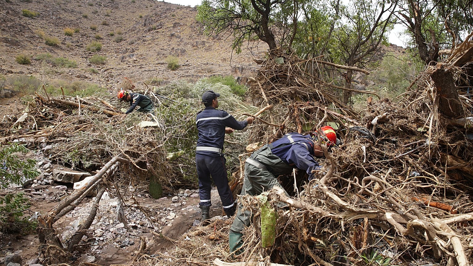 حصيلة فيضانات المغرب ترتفع إلى 8 قتلى 