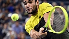Rovescio a due mani di Matteo Berrettini. 