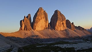 Sonnenuntergang mit Blick auf die Drei Zinnen - Andrea Schieber - flickr