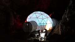 Watch: Tourists experience life on Mars in a cave in Spain
