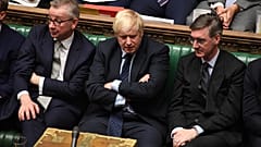 Britain's Prime Minister Boris Johnson (C) in the House of Commons in London, Britain September 3, 2019