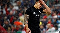 Sonny "Bill" Williams con alcuni dei suoi tatuaggi ben visibili. (Wellington, 1.7.2017). 